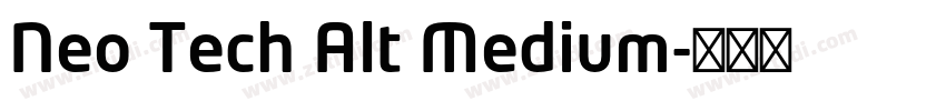 Neo Tech Alt Medium字体转换